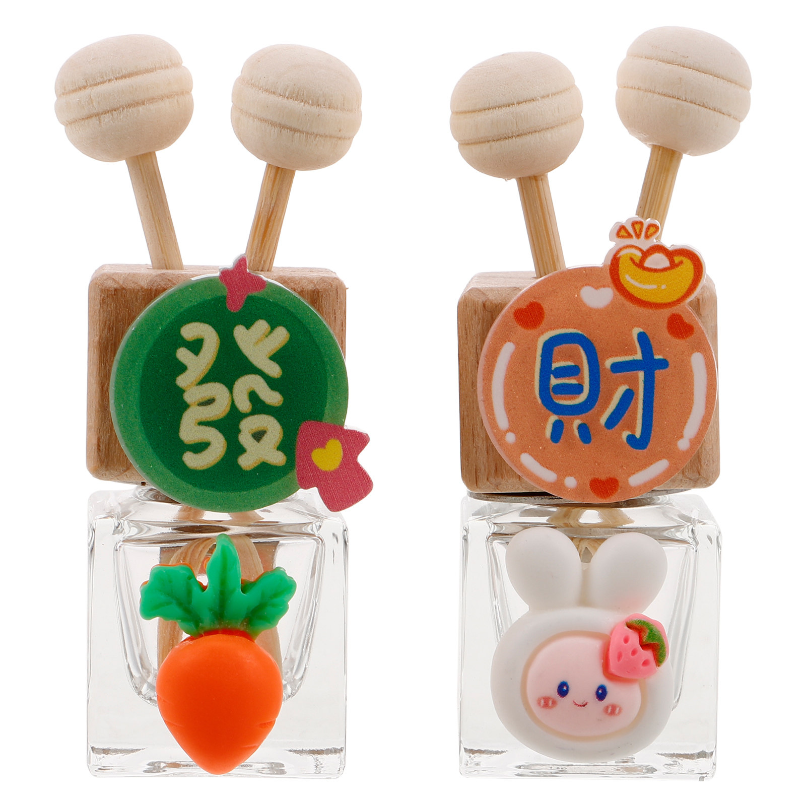 Car Air Freshener - 2 diffuseurs d'huiles essentielles pour voiture,