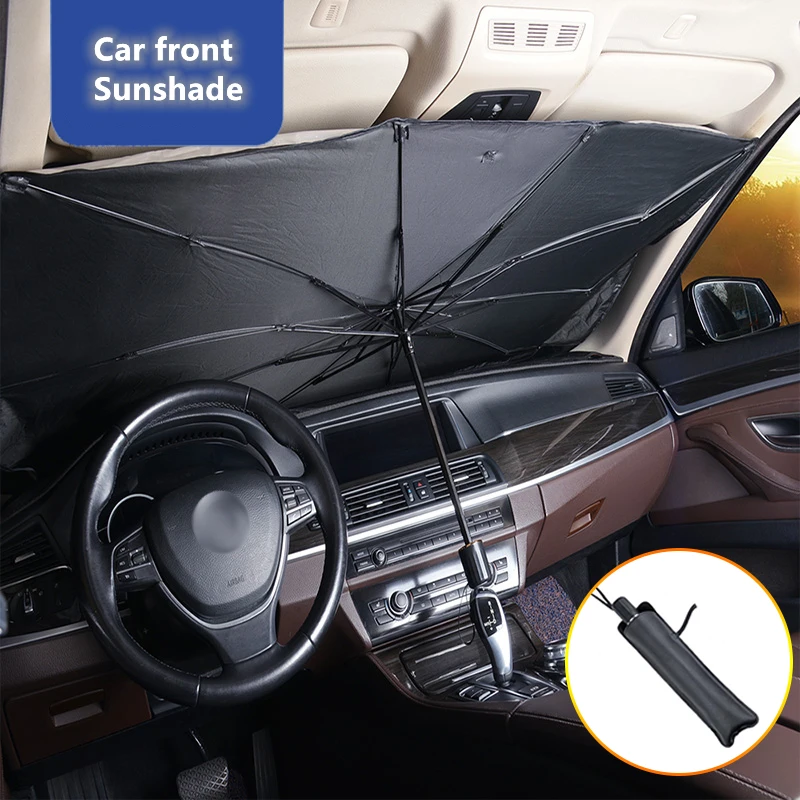 Windshield Sun Shade - Pare-soleil multifonctionnel pour pare-brise de voiture,
