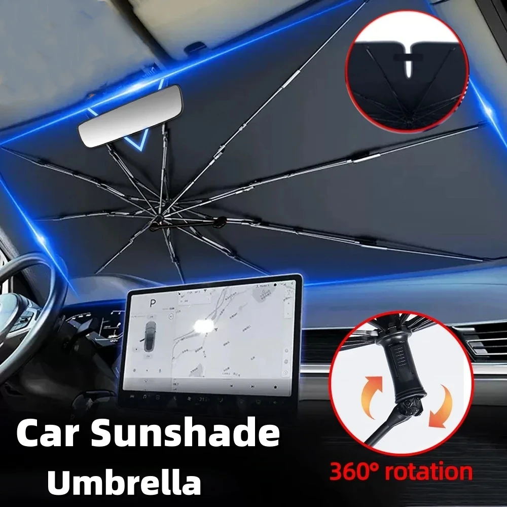 Windshield Sun Shade - Pare-soleil pour pare-brise avant de voiture,