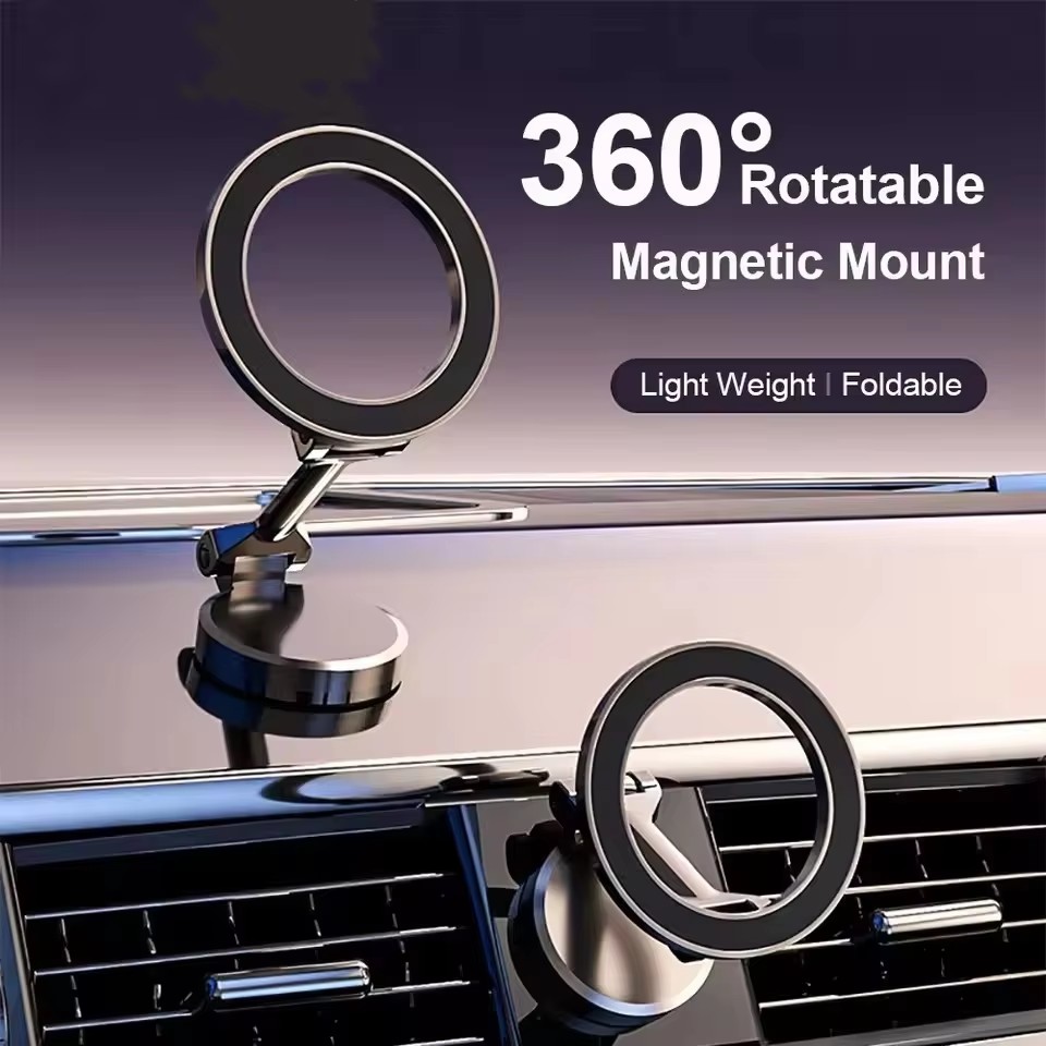Car Phone Holder - Support de téléphone portable magnétique pliable