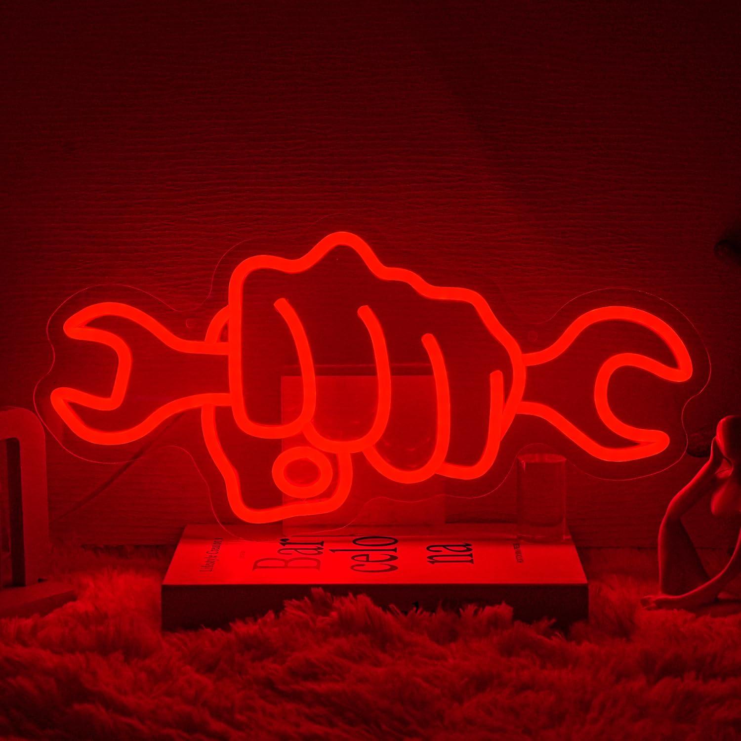 Car Led Light - Enseigne néon LED clé à molette