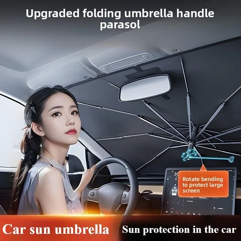 Windshield Sun Shade - Pare-soleil de voiture pliable pour pare-brise,