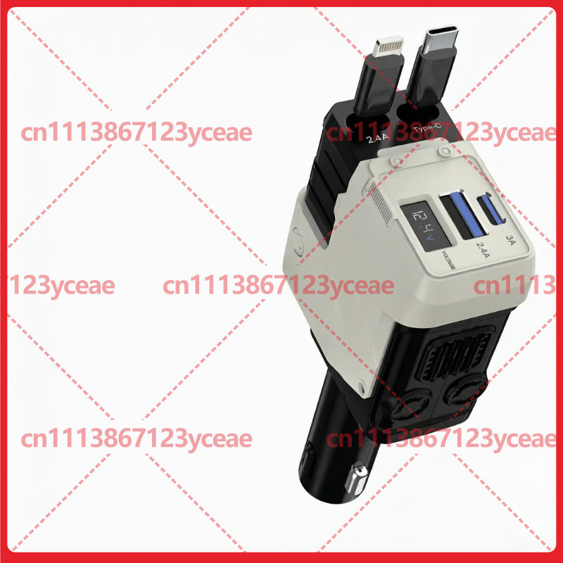 Car Charger - Chargeur de voiture Mecha 120W, charge