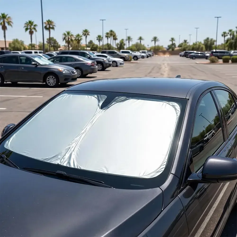 Windshield Sun Shade - Pare-soleil de voiture pour pare-brise avant,