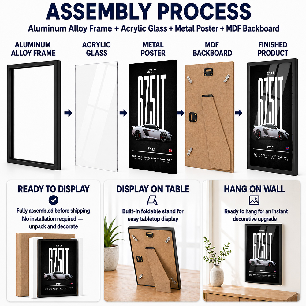 Affiche murale en aluminium en - Car Mirror avis et prix