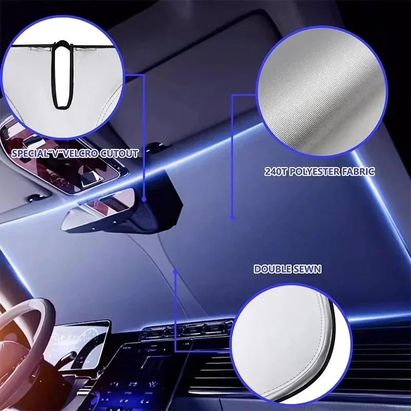 Pare-soleil pour pare-brise av - Windshield Sun Shade avis et prix