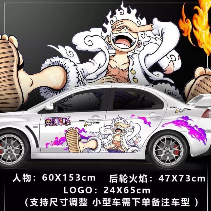 Autocollant One Piece pour car - Car Accessories Japanese avis et prix